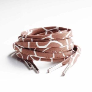 Giraffe Print Shoelaces - Animal Print