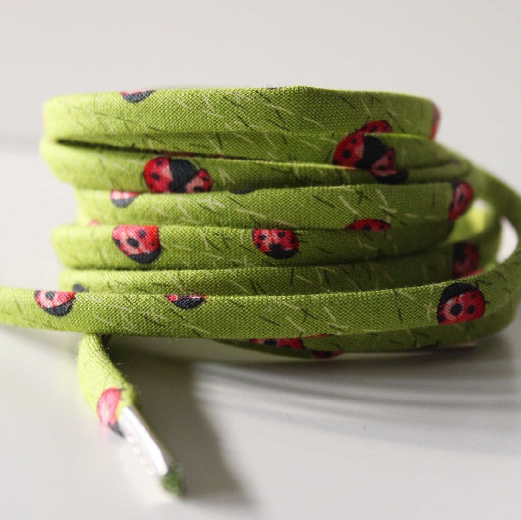 Ladybug Shoelaces - Cute Shoe Laces